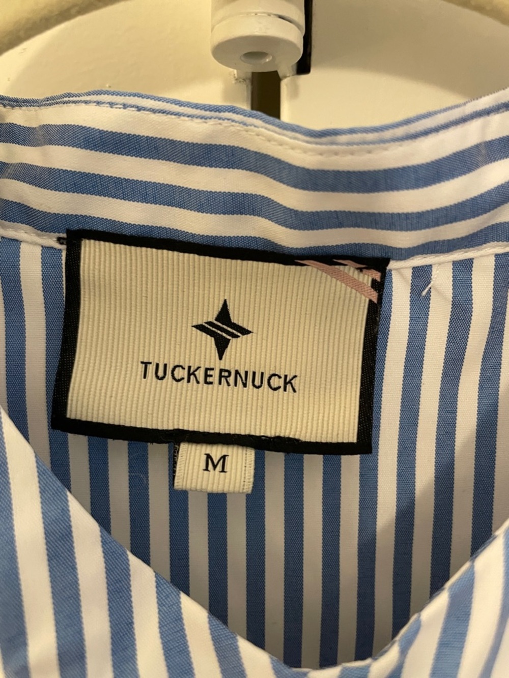 Tuckernuck Royal Shirtdress striped M EUC - Picture 4 of 9
